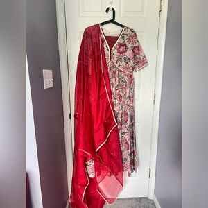 Cotton Anarkali suit set